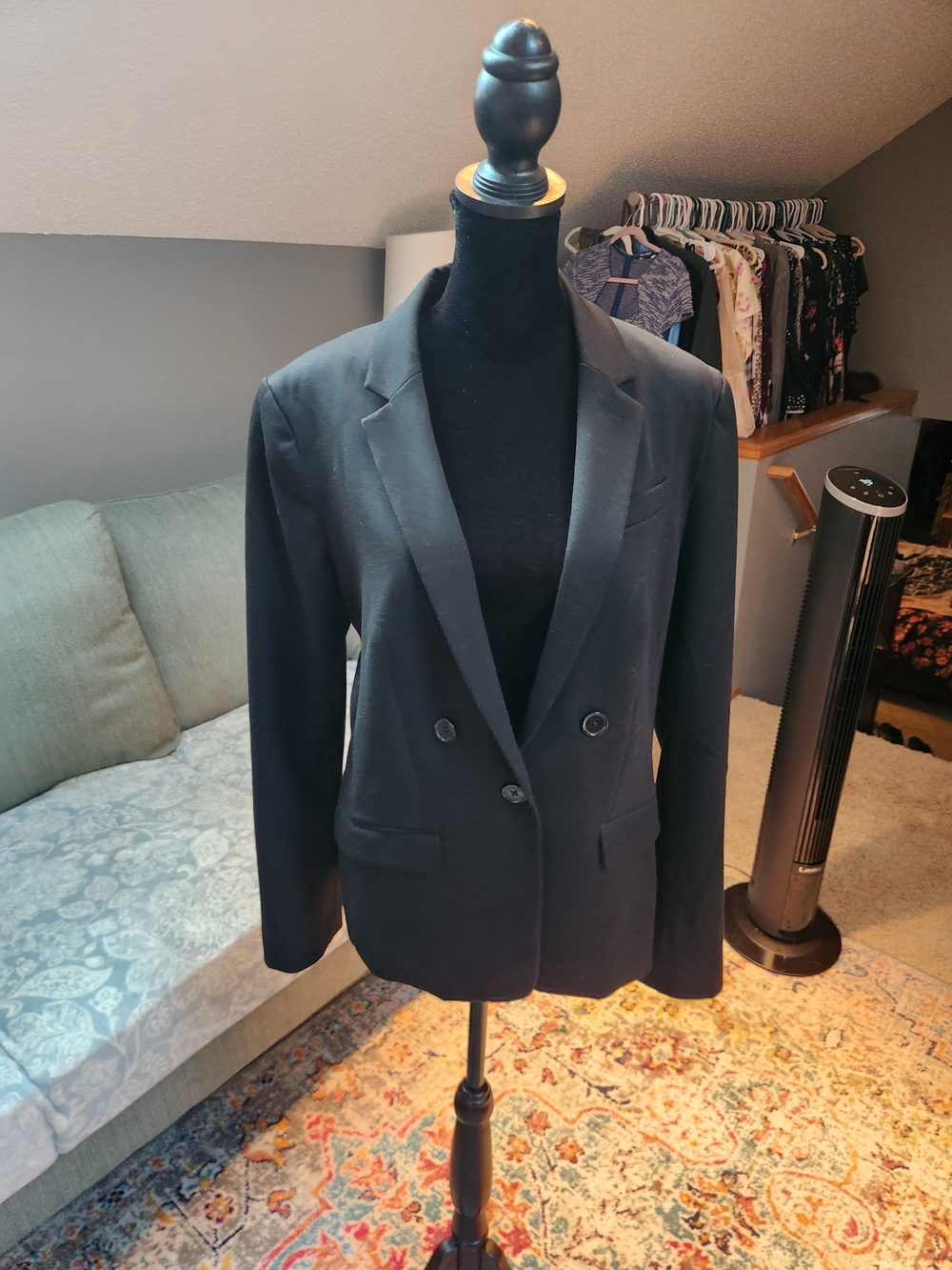 Express Black Women's Blazer Jacket Size 8 Polished! Great Condition